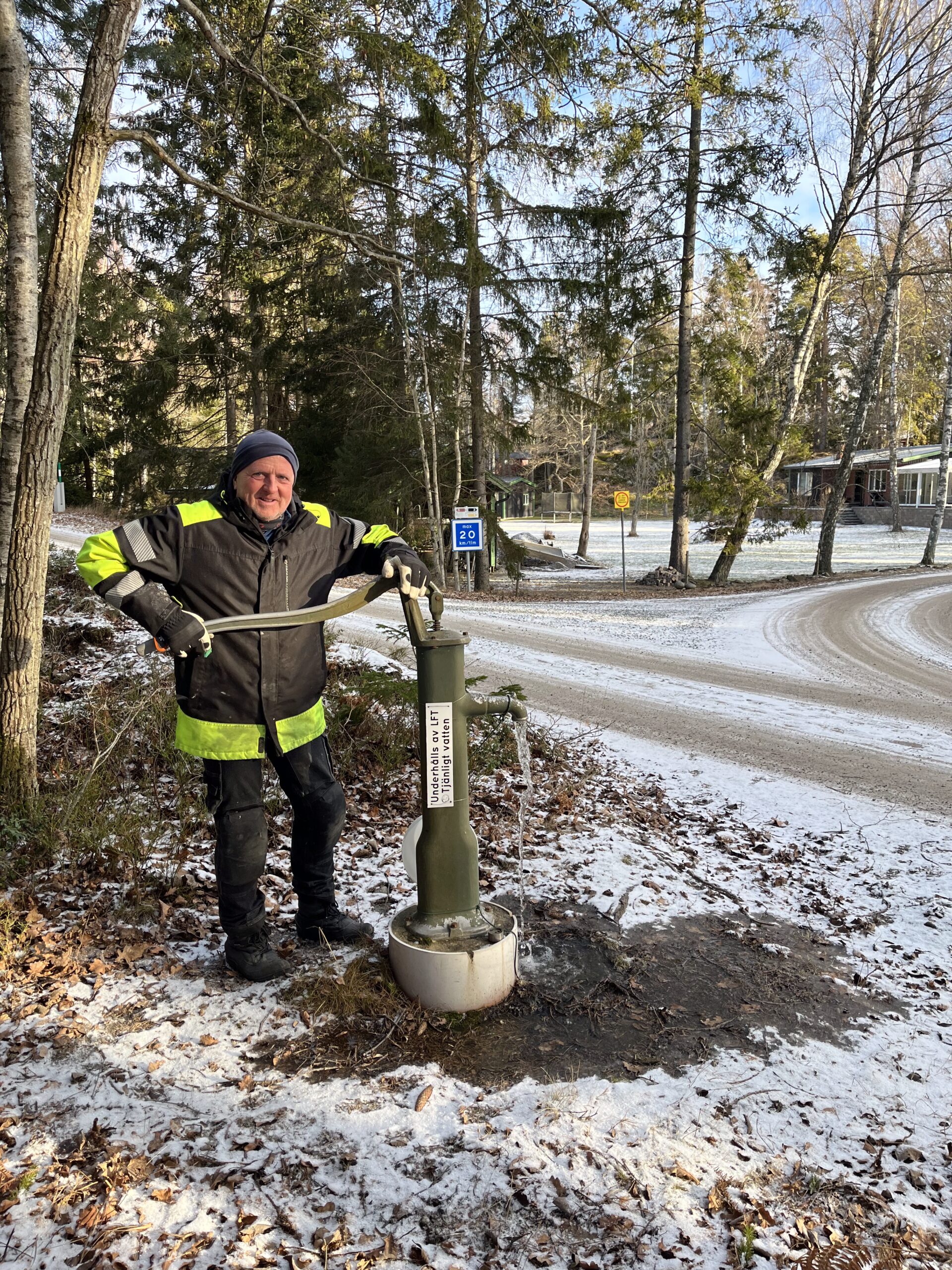 Vattenprover tagna i brunnarna på LFT:s mark